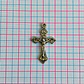 Dije Cruz Crucifijo con Detalles • Zamak • 20x34 mm - thumbnail 2