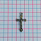 Dije Cruz Crucifijo Rayos • Zamak • 13x24 mm - Miniatura 2