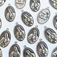 Dije Medalla Ovalada  Virgen de Guadalupe • Zamak • 25x46 mm - thumbnail 1