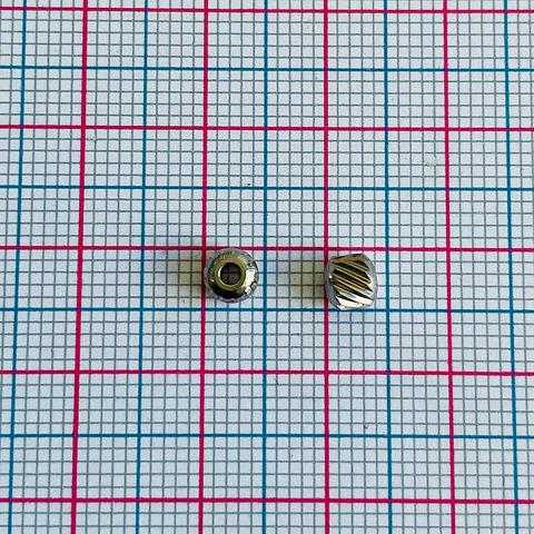 Separador Barril Estriado Plateado • Acero • 4x4 mm