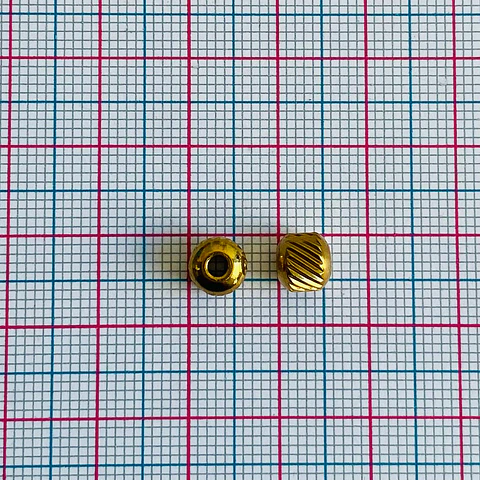 Separador de Barril Estriado Mediano • Acero • 6x6 mm