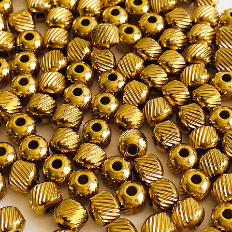 Separador de Barril Estriado Mediano • Acero • 6x6 mm