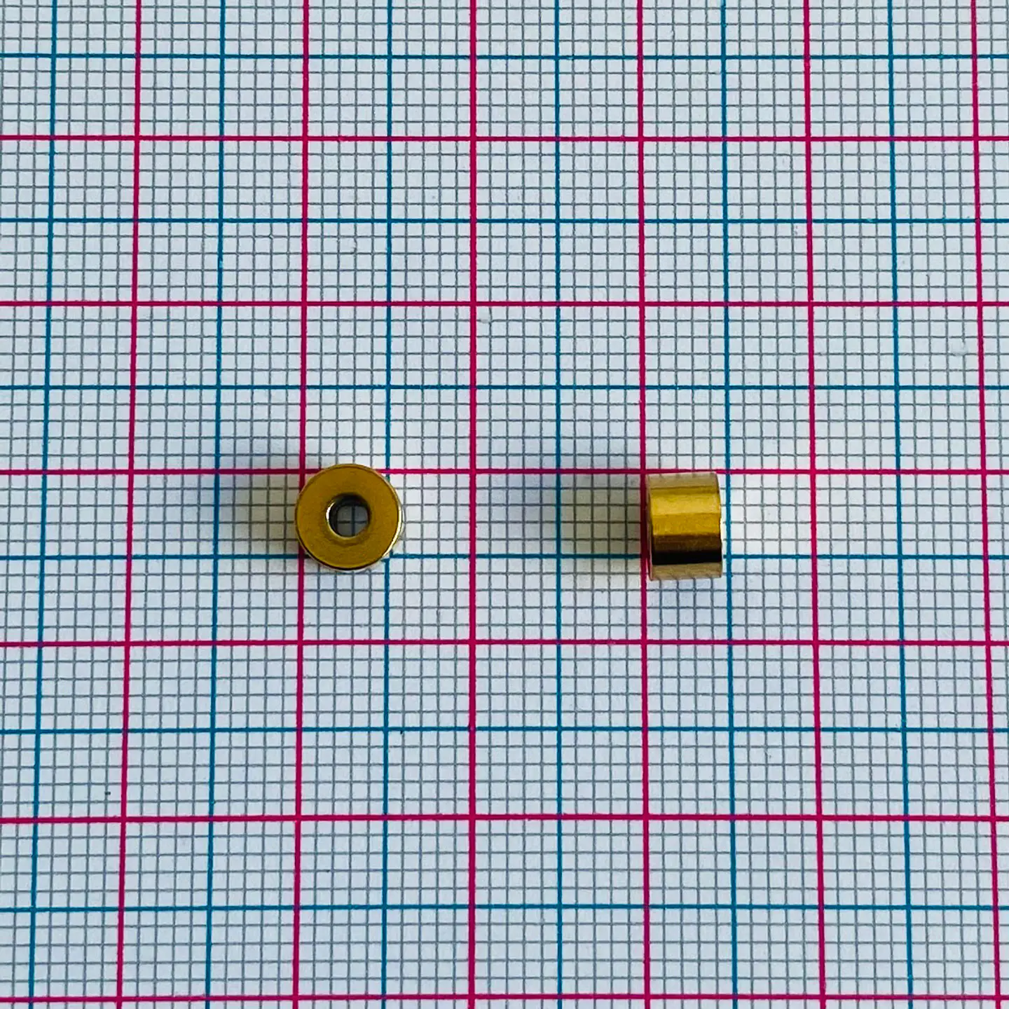 Separador Cilindro Liso • Acero • 6x6 mm 2