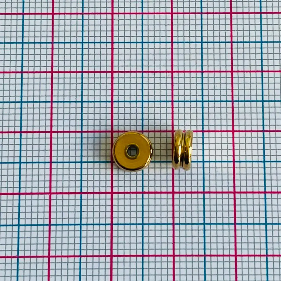 Separador de Doble Argolla • Acero • 6x6 mm  2