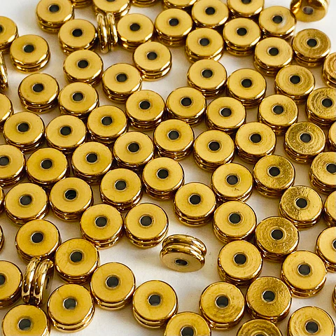 Separador de Doble Argolla • Acero • 6x6 mm 