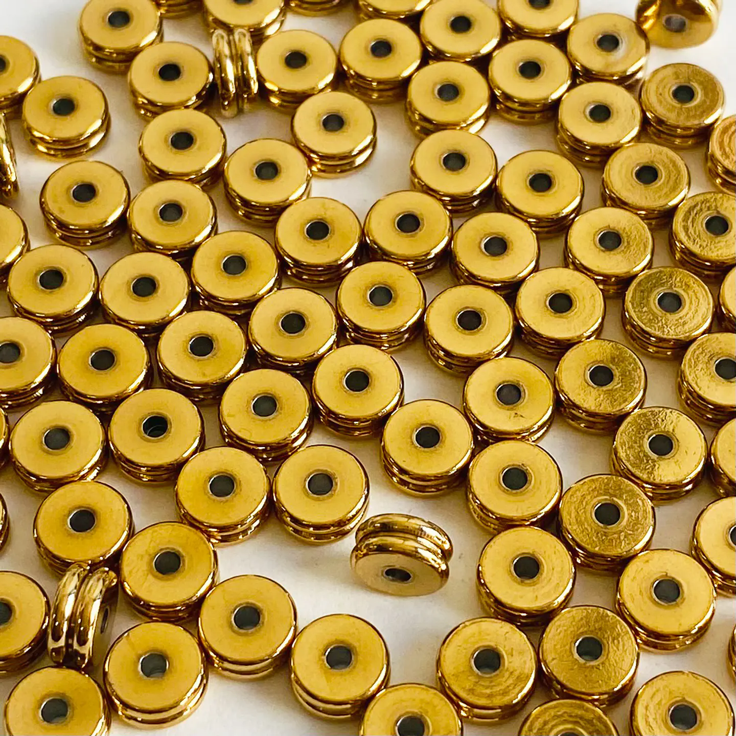 Separador de Doble Argolla • Acero • 6x6 mm  1