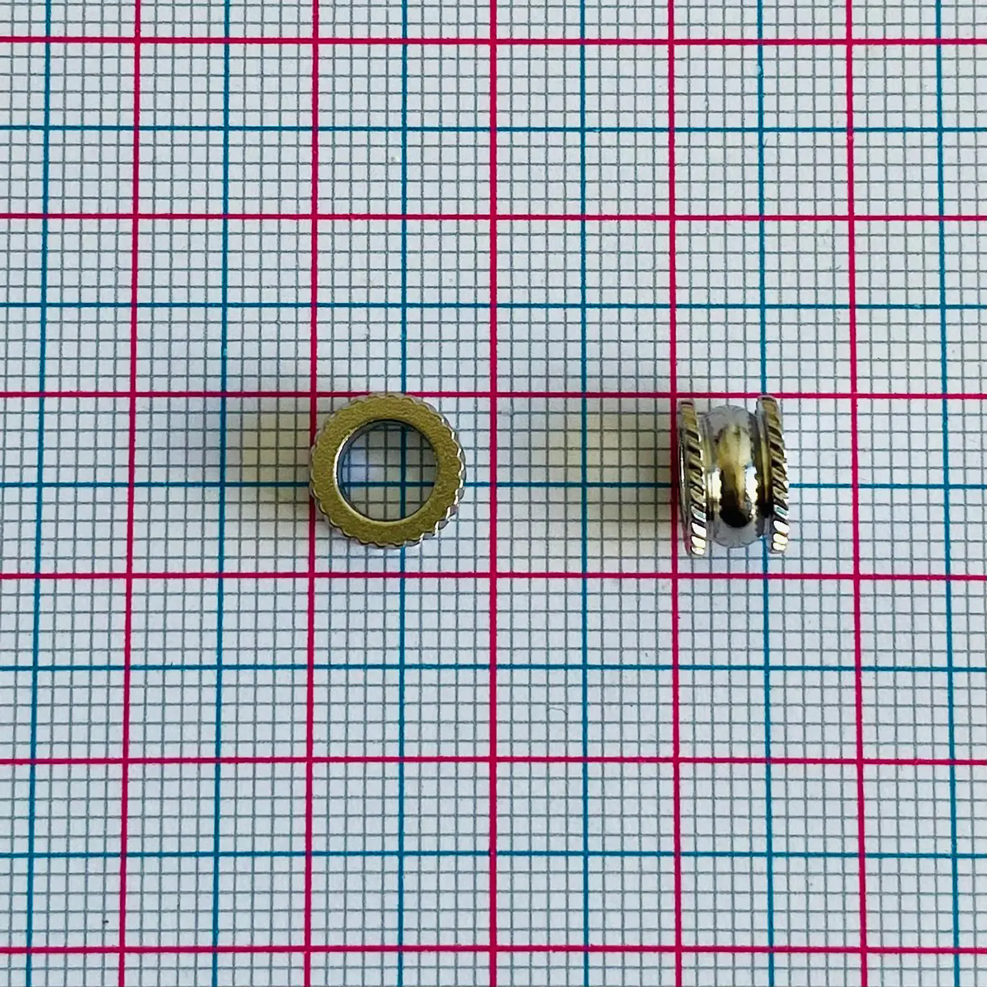 Separador de Carrete Plateado • Acero • 4x4 mm 2