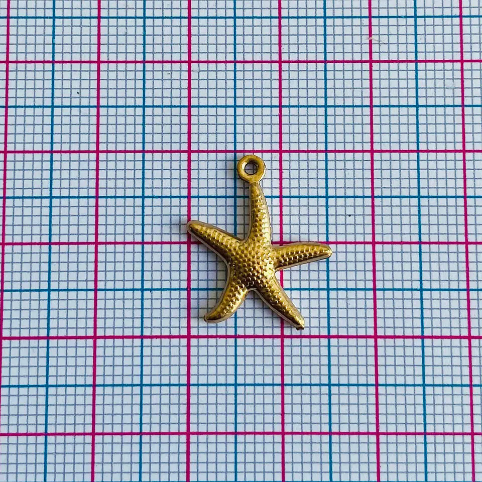 Dije Estrella de Mar Chica • Acero • 15x20 mm 2