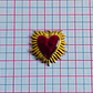 Dije Corazón Resplandeciente • Acero • 25x25 mm - Miniatura 2