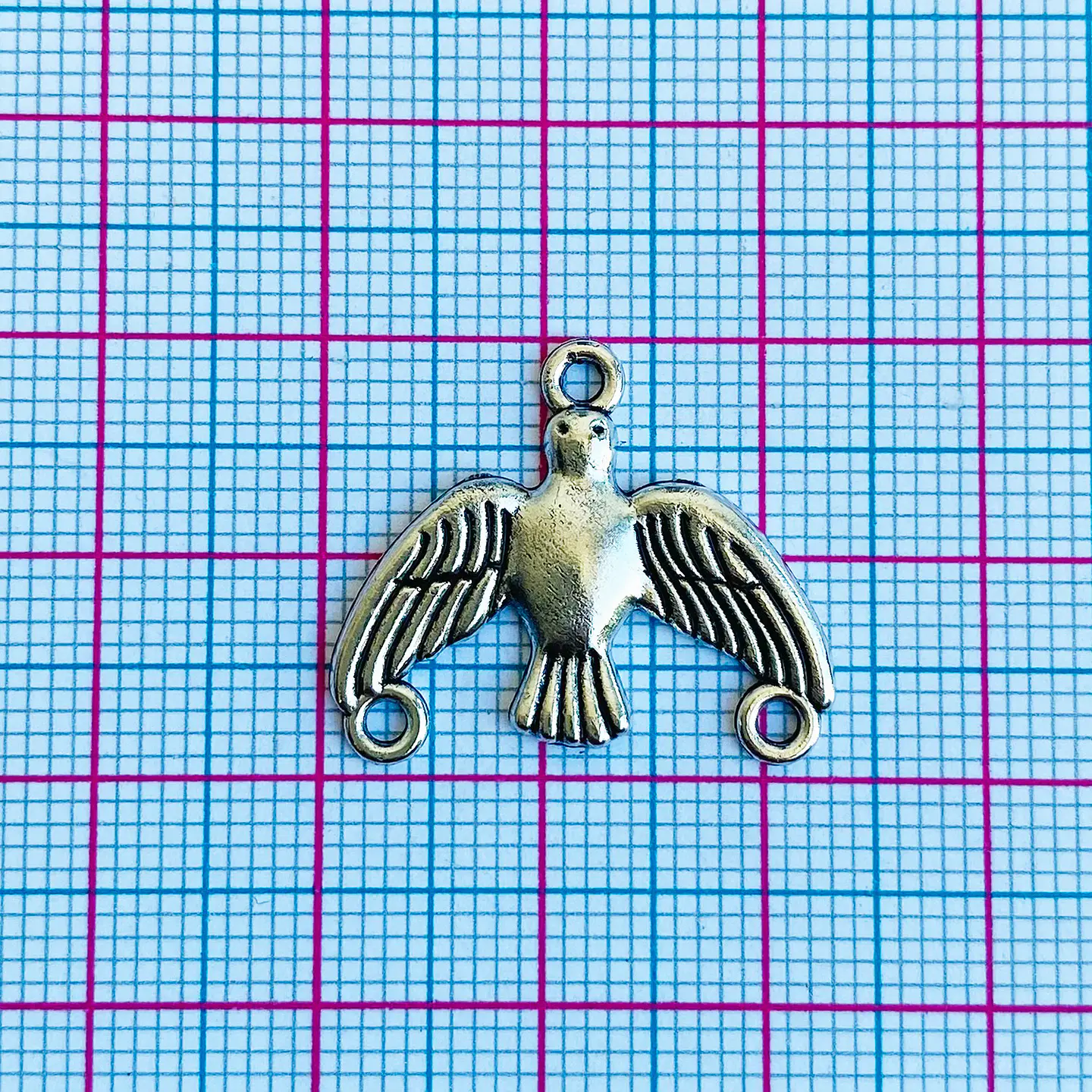 Centro para Rosario del Espíritu Santo • Zamak • 23x20 mm 2