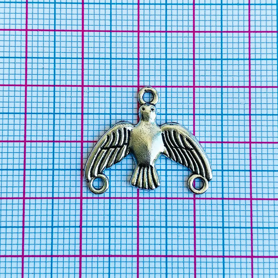 Centro para Rosario del Espíritu Santo • Zamak • 23x20 mm 2