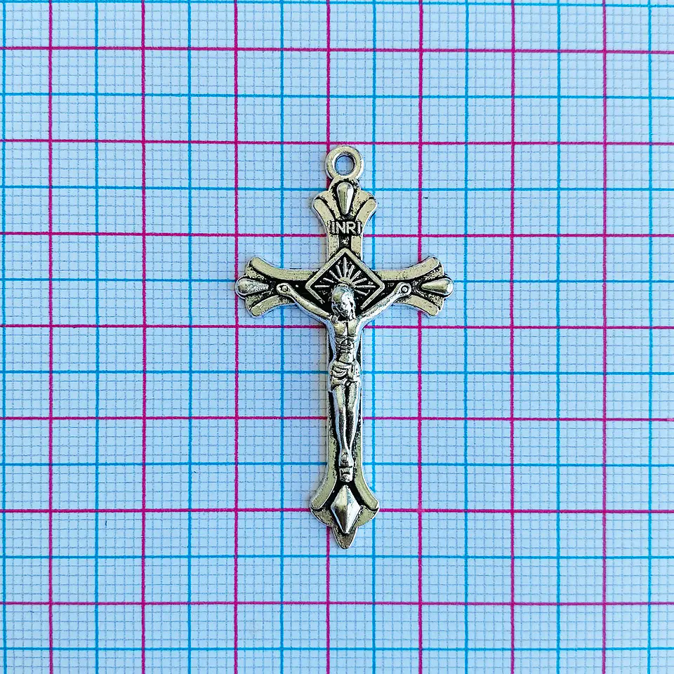 Dije Cruz con Cristo • Zamak • 24x45 mm 2
