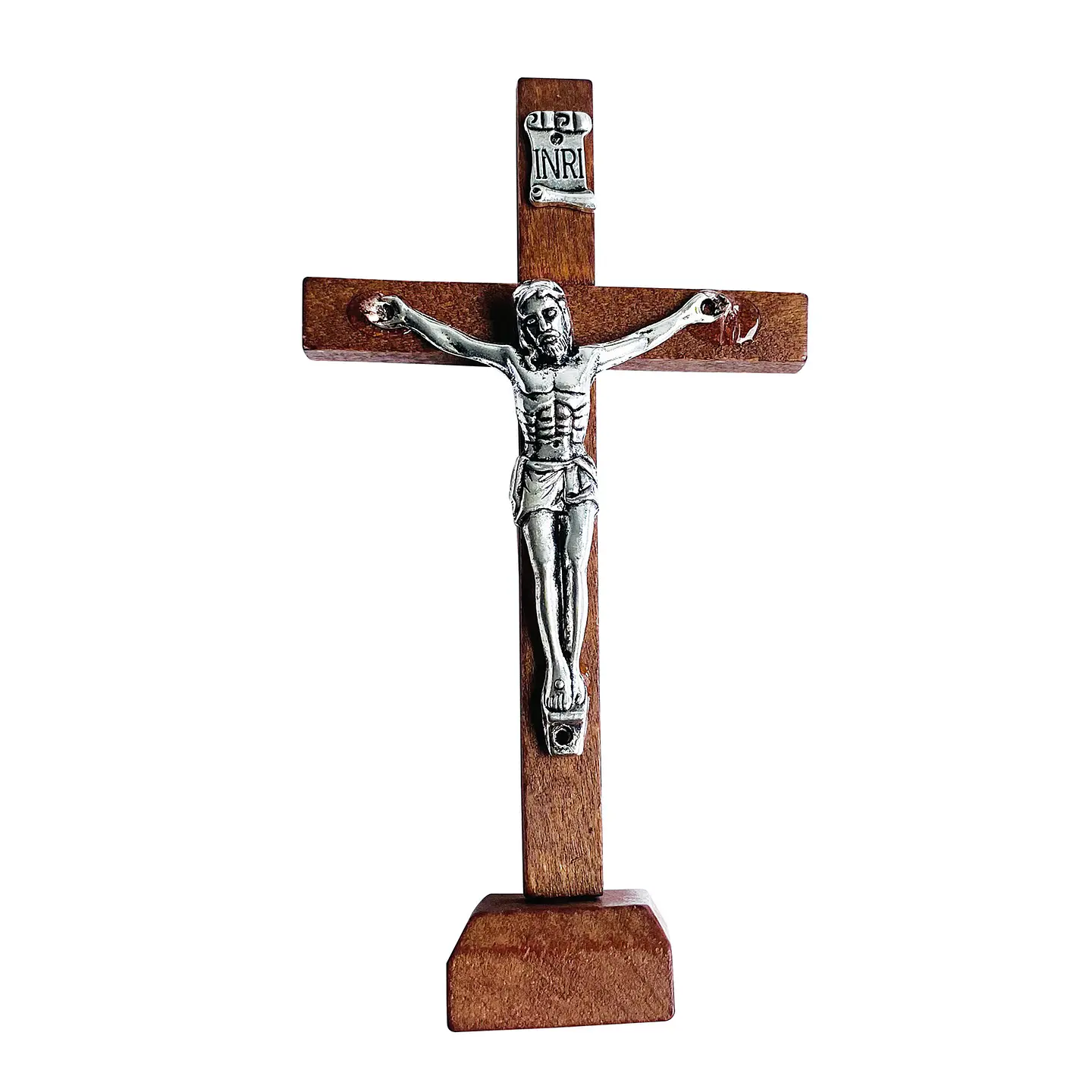Cristo de Base • Zamak • Madera • 6x11 mm 1