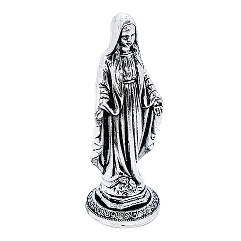 Señor de la Misericordia y Virgen Milagrosa con Base • Zamak • 3.5x9 cm