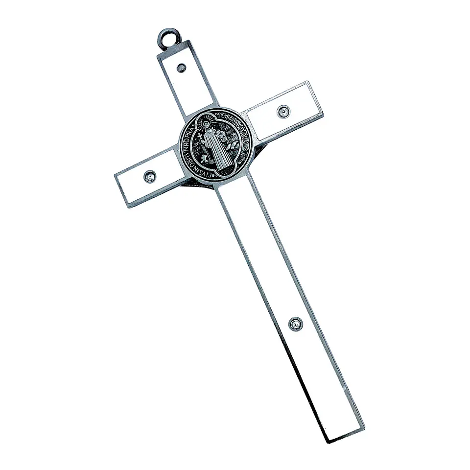 Cristo Medalla de San Benito de Pared • Zamak • 9x19 mm 2