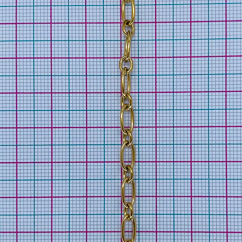 Cadena Alterna Barbada • Acero • 4 mm