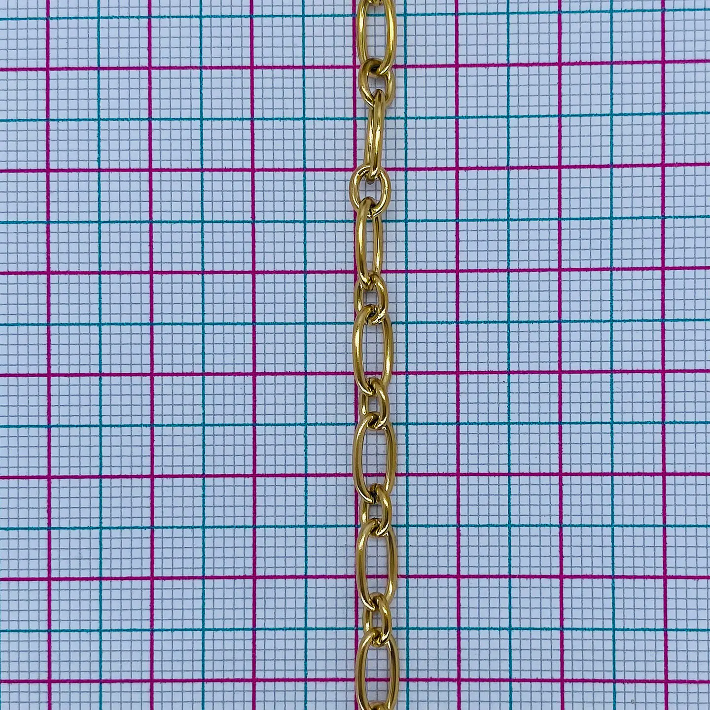 Cadena Alterna Barbada • Acero • 4 mm 2