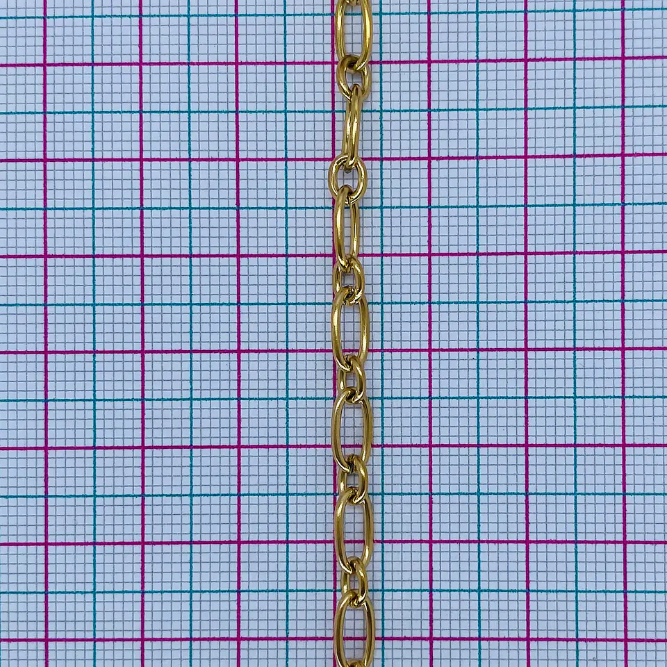 Cadena Alterna Barbada • Acero • 4 mm 2