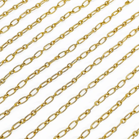 Cadena Alterna Barbada • Acero • 4 mm