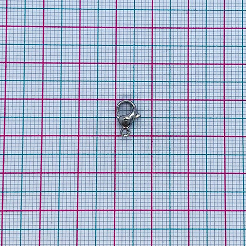 Broche Pico Loro • Acero • 6x10 mm