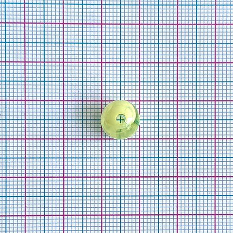 Separador Bola Hielo Amarillo • Plástica • 10 mm