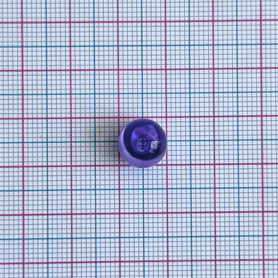 Separador Bola Hielo Morada • Plástica • 10 mm 2