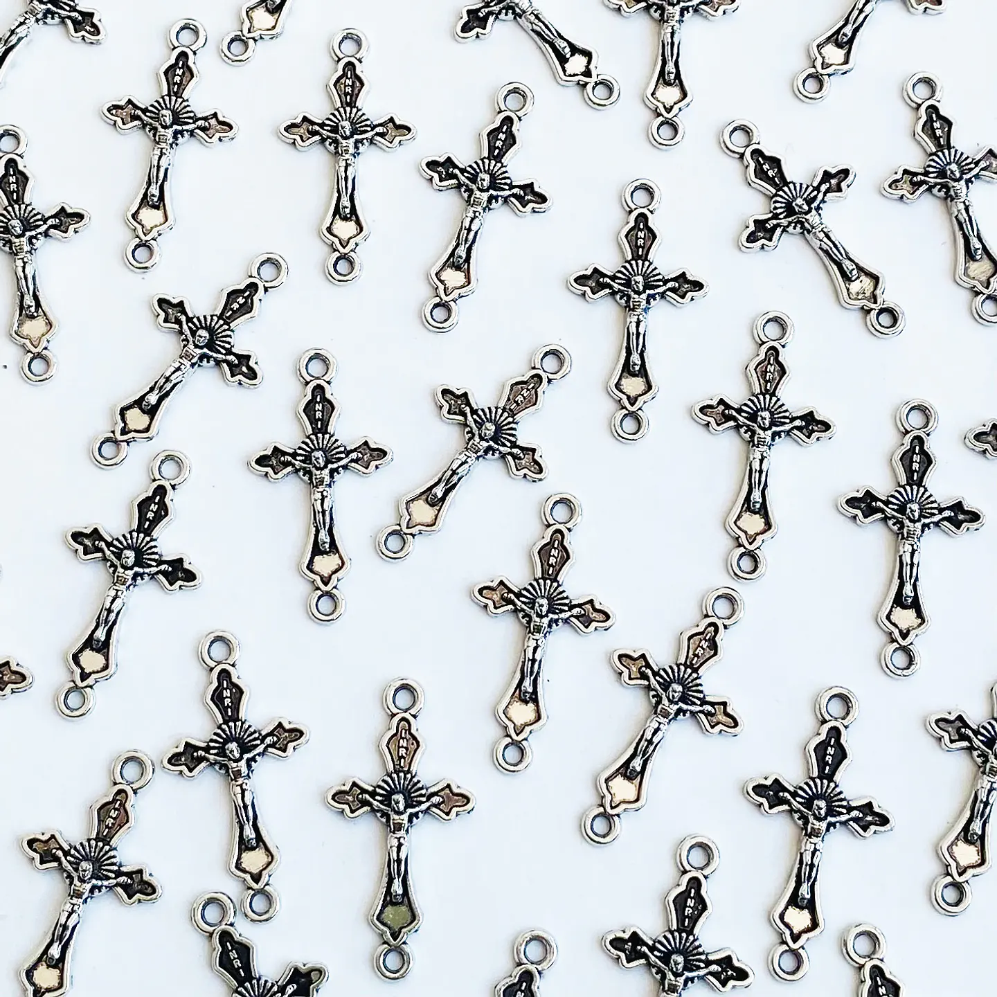 Dije Cruz Crucifijo Conector • Zamak • 14x26 mm 1