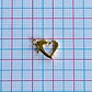 Broche Picoloro Corazón • Baño de Oro • 10x13 mm - Miniatura 2