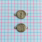 Dije doble argolla San Benito • Zamak • 22x15 mm - Miniatura 2
