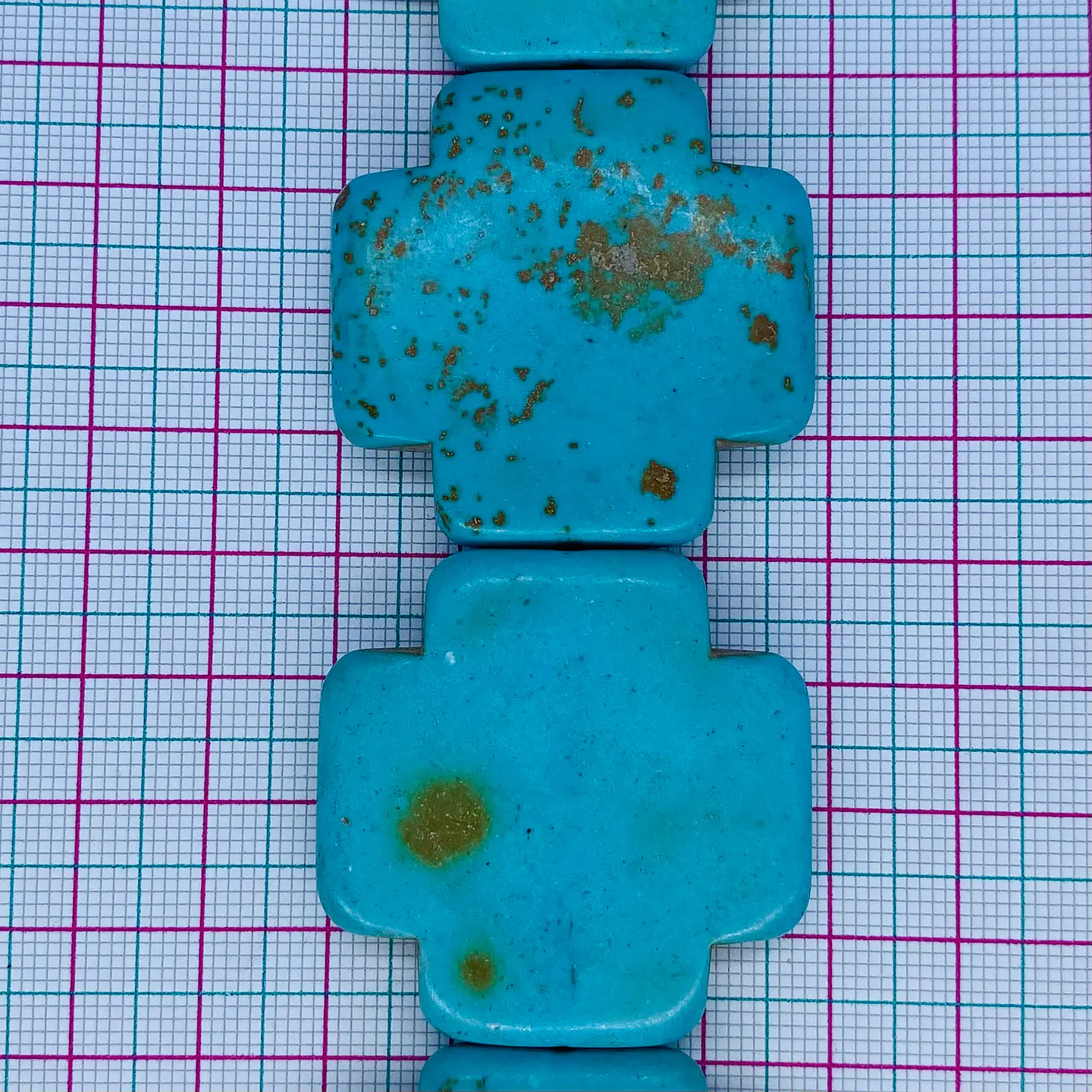Separador Cruz Grande • Fósil • 40x40 mm 2