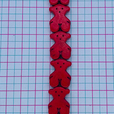 Pasador Oso Tous • Fósil • 15x20 mm