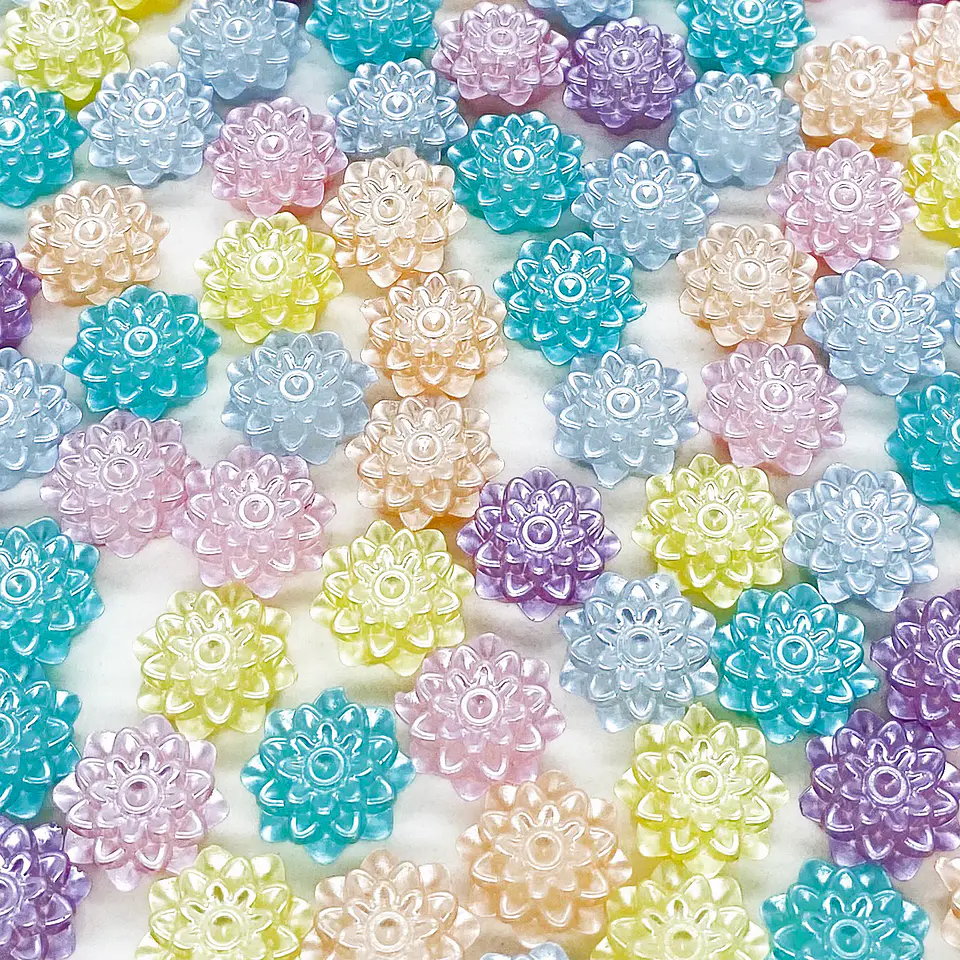 Separador Flor Perlada • Plástica • 15x15 mm 3