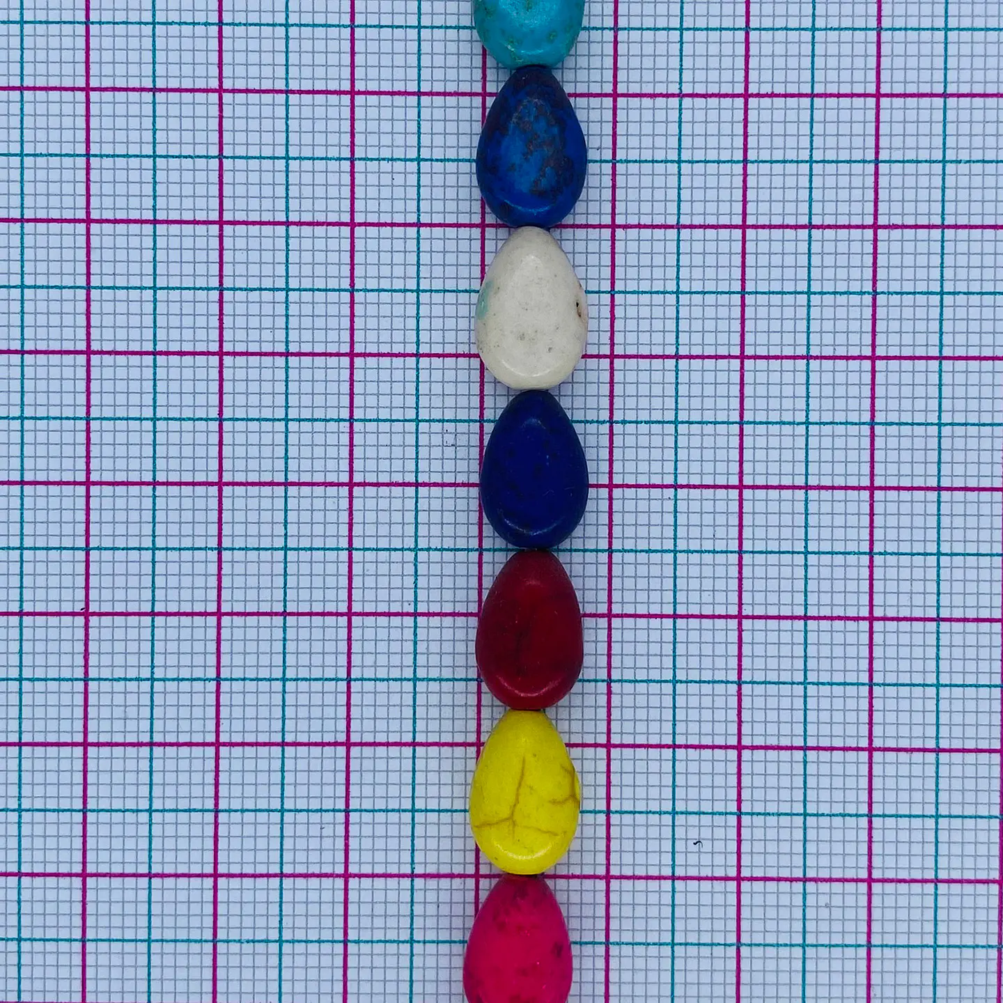 Separador Gota • Fósil • 8x13 mm 2