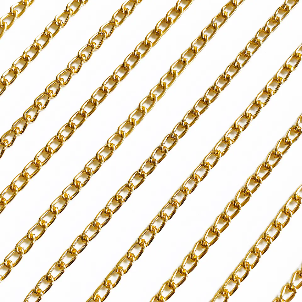 Cadena Barbada • Aluminio • 4 mm 1