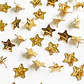 Herraje Topo Estrella • Baño de Oro • 19x19 mm - Miniatura 1