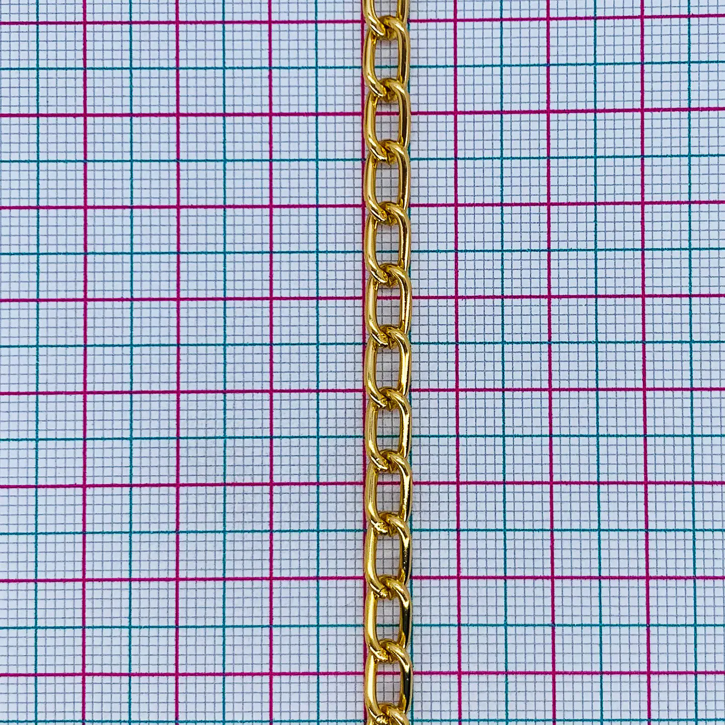 Cadena tipo Barbada • Aluminio • 6x4 mm 2