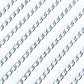 Cadena tipo Barbada • Aluminio • 6x4 mm - Miniatura 3
