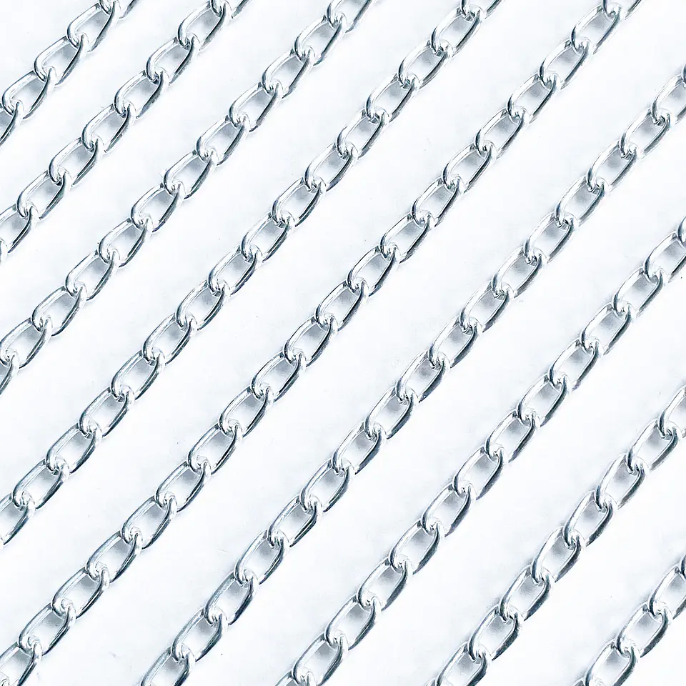 Cadena tipo Barbada • Aluminio • 6x4 mm 3