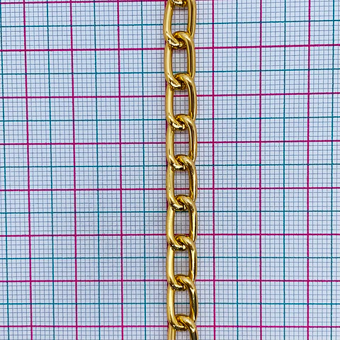 Cadena Forzada • Aluminio • 10x5 mm
