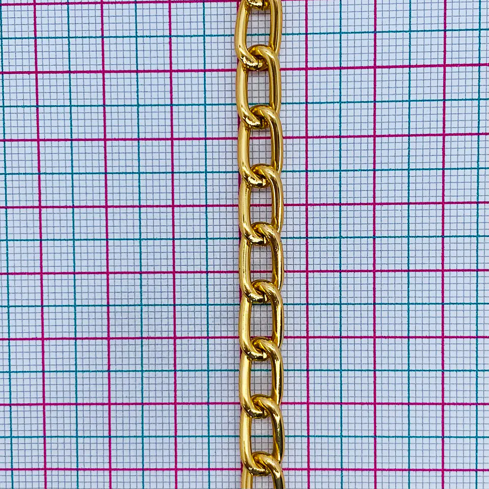 Cadena Forzada • Aluminio • 10x5 mm 2