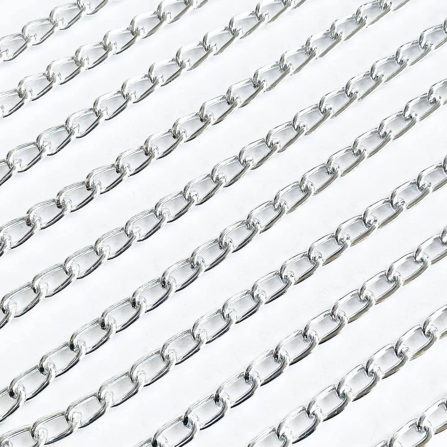 Cadena Forzada • Aluminio • 10x5 mm 3