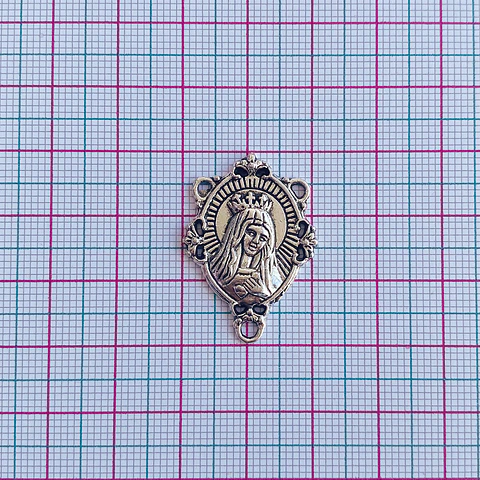 Crucero Inmaculado Corazón de María • Zamak • 30x20 mm