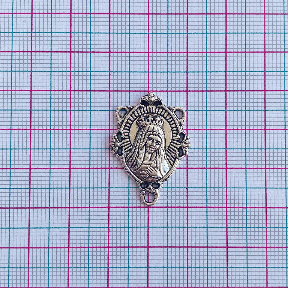 Crucero Inmaculado Corazón de María • Zamak • 30x20 mm 2