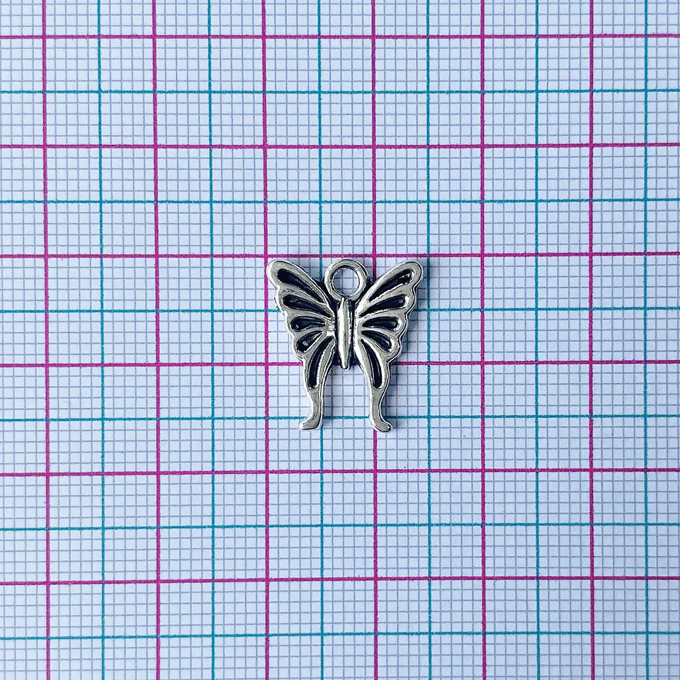 Dije Mariposa Silueta • Zamak • 16x15 mm 2