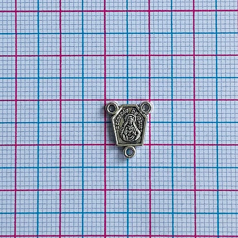 Crucero Mini Virgen de Fátima • Zamak • 13x10 mm