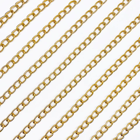 Cadena Barbada • Aluminio • 6 mm
