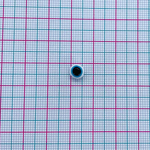 Separador Bola Ojo Turco • Acrílico • 6 MM