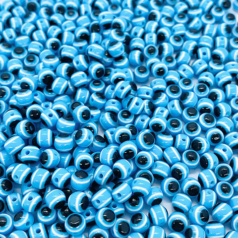 Separador Bola Ojo Turco • Acrílico • 6 MM