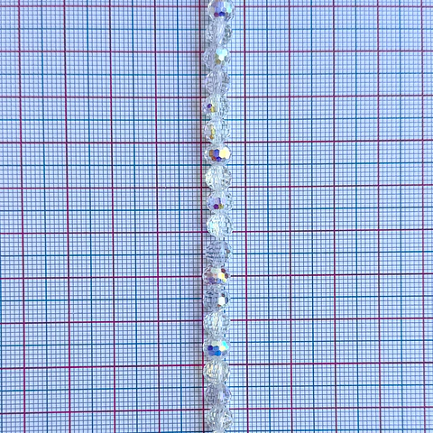Separador Bola Mundo Brillo AB • Cristal • 6 mm