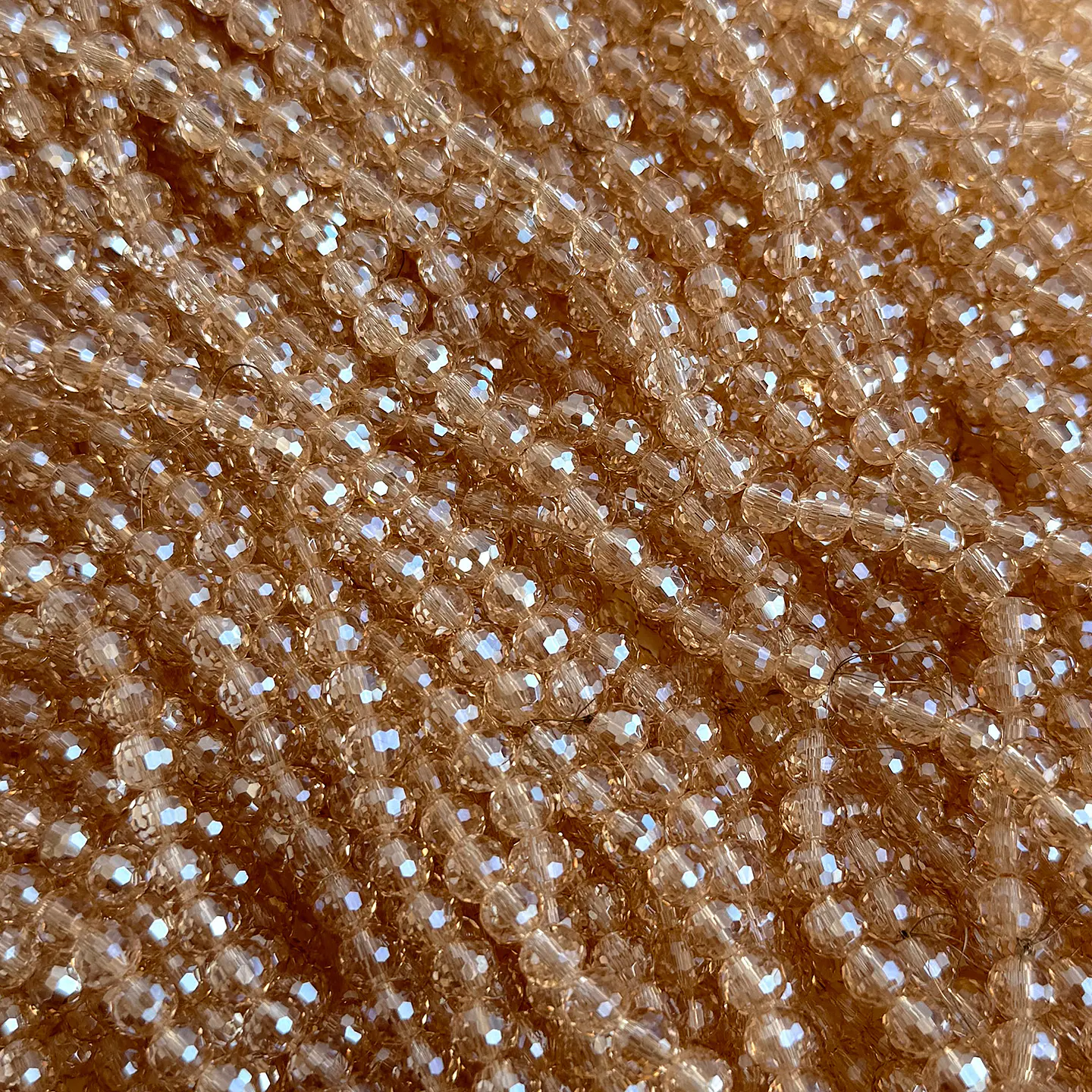 Separador Bola Mundo Champaña • Cristal • 6 mm 1